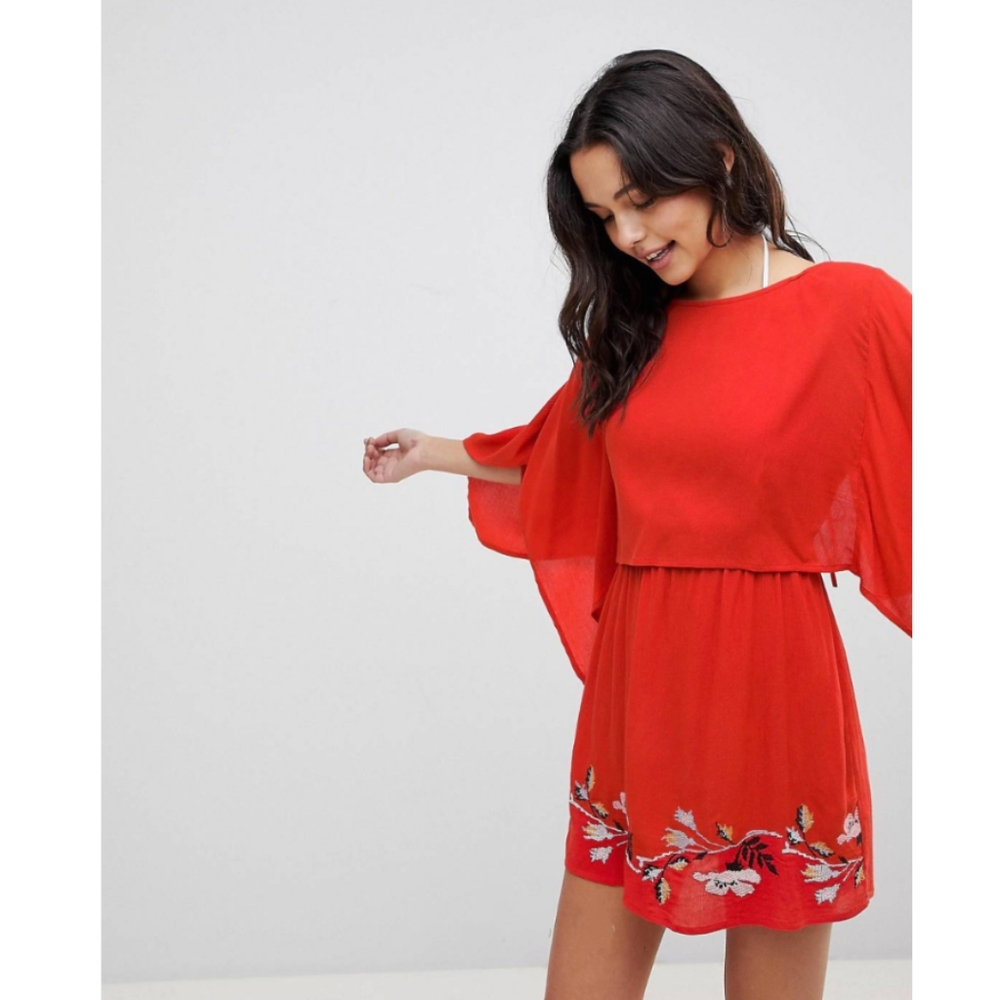 ASOS Dress Swim Coverup Boho